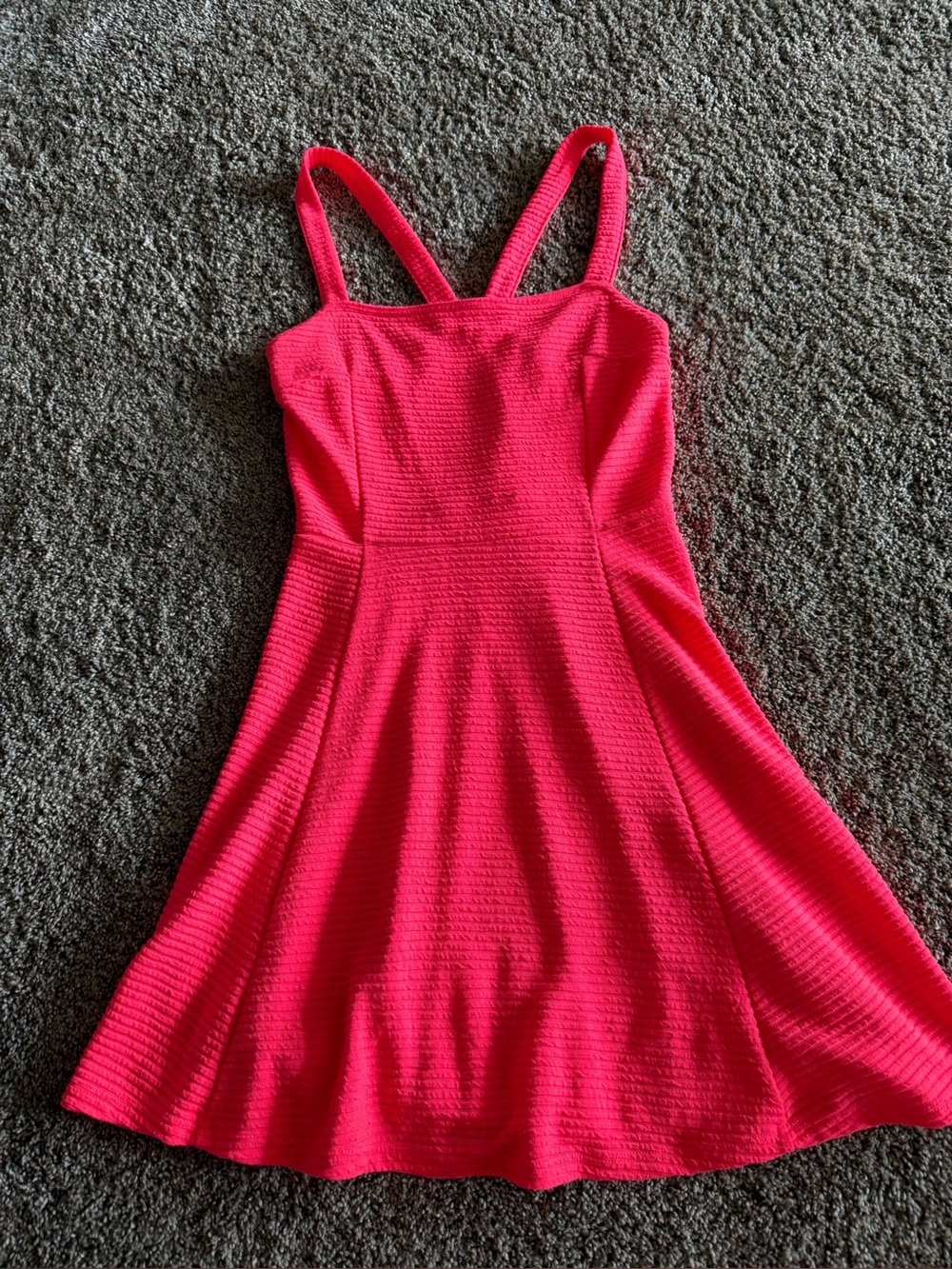 Garage women’s Fitted dress in Bright Pink